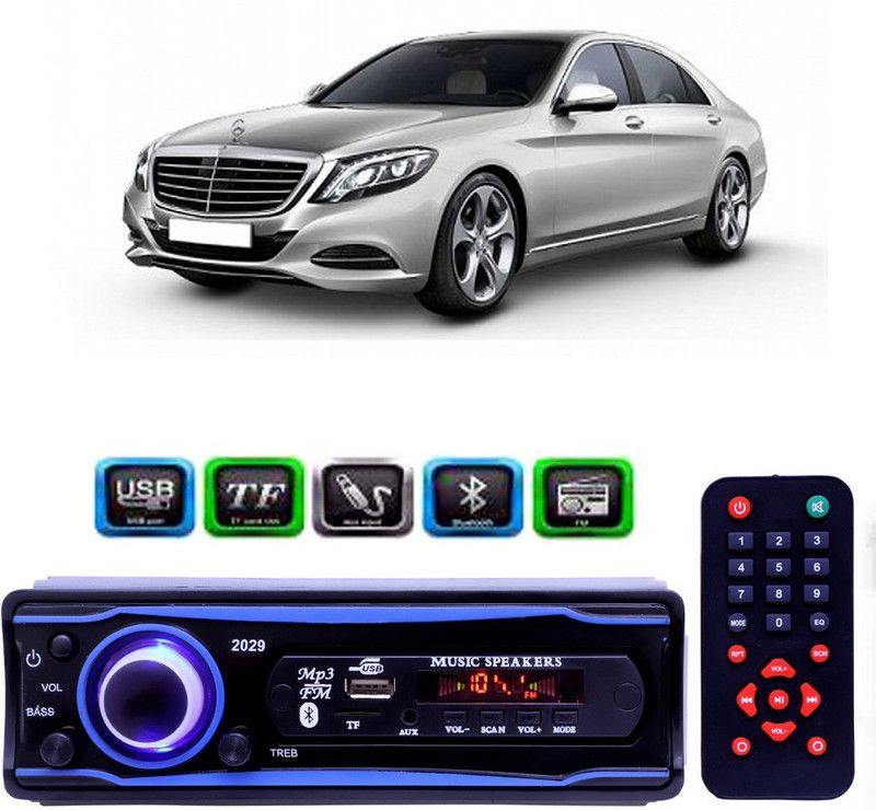 Genipap STEREO-999 BLUETOOTH/USB/SD/AUX/FM/MP3 (BLUE & Black)-408 Car Stereo  (Single Din)