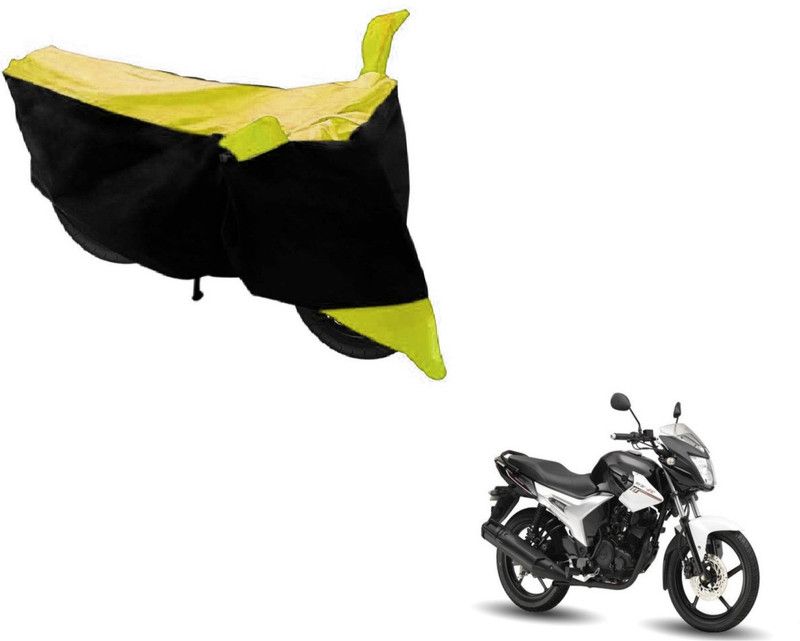 Flipkart SmartBuy Two Wheeler Cover for Yamaha  (SZ R, Black, Yellow)