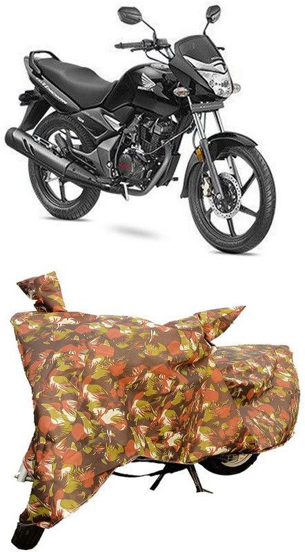 Decorzy Two Wheeler Cover for Honda  (CB Unicorn, Multicolor)