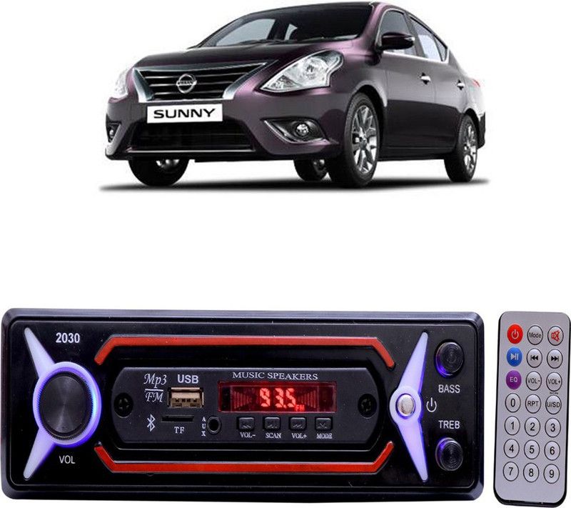 JBRIDERZ JB-2030 Red BLUETOOTH/USB/SD/AUX/FM/MP3 Car Stereo ( Single Din) B-450 Car Stereo  (Single Din)