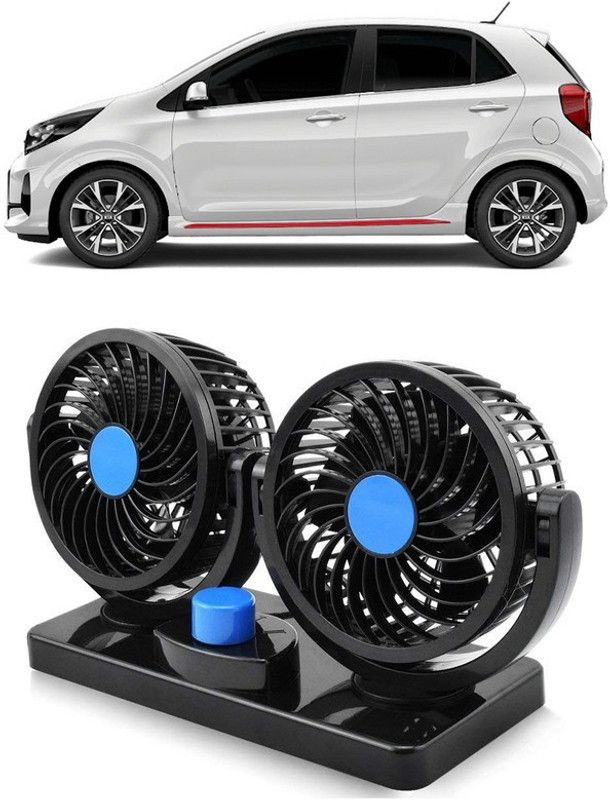 Amulite Car Fan 12V 360 Head 2 Speed Quiet Strong for All Vehicles-CF233 Car Interior Fan  (12 V)
