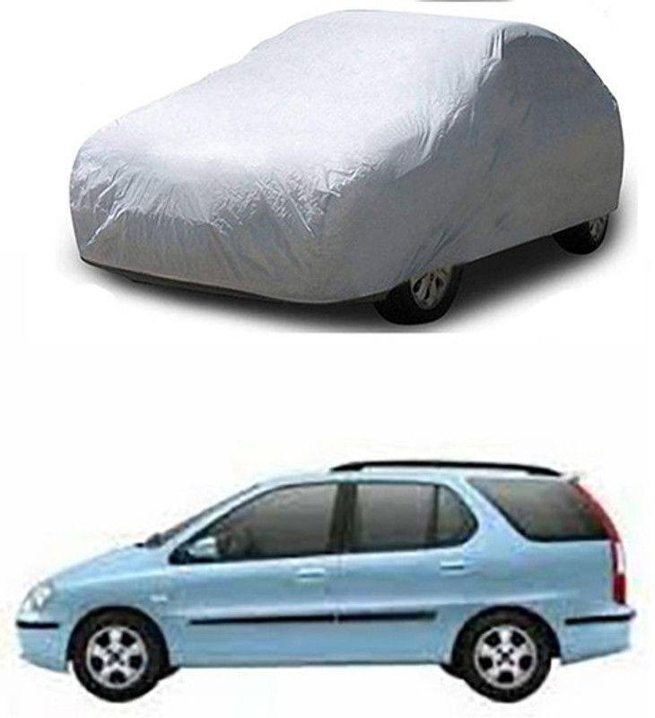 APNEK Car Cover For Tata Indigo Marina (With Mirror Pockets)  (Silver)