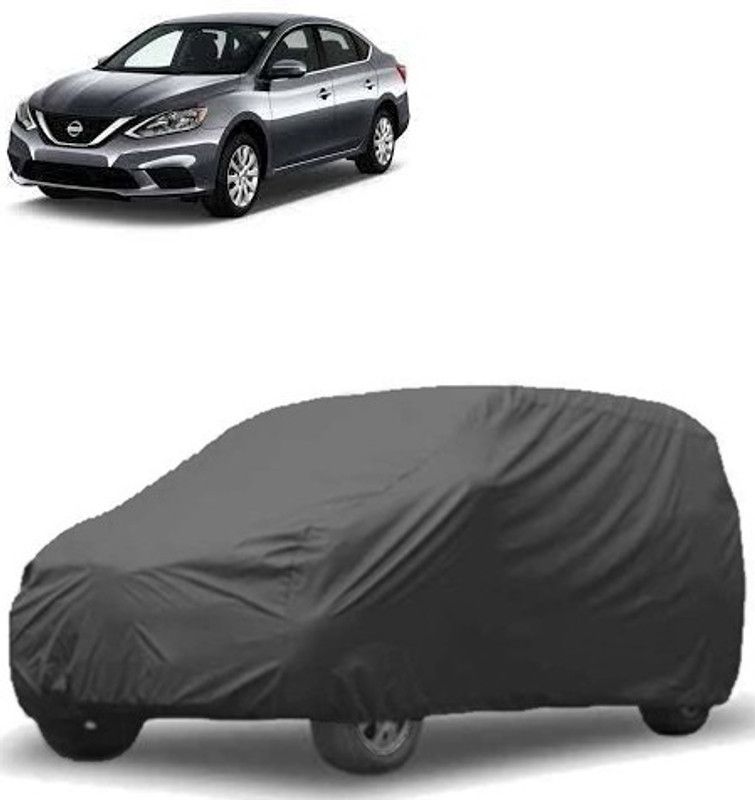 QualityBeast Car Cover For Nissan Universal For Car (Without Mirror Pockets)  (Black)