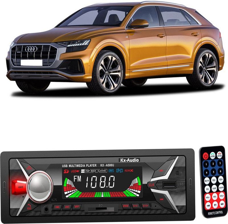 JBRIDERZ KX-A500U BLUETOOTH/USB/SD/AUX/FM/MP3 with Phone Caller Id Receiver B 24 Car Stereo  (Single Din)