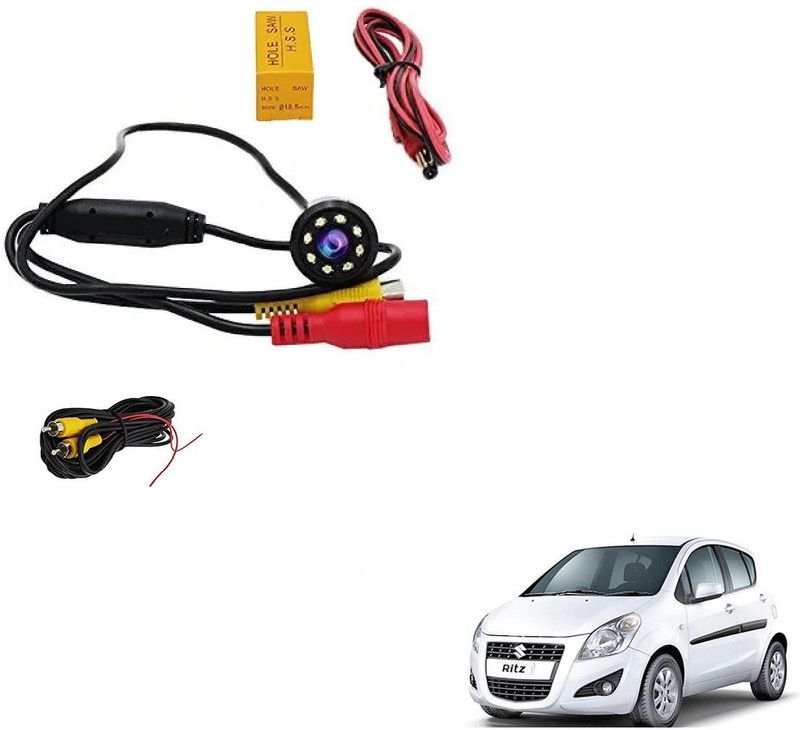AuTO ADDiCT Reverse Parking Camera Car Rear View(Waterproof,LED,Night Vision) for Maruti Suzuki Ritz Vehicle Camera System
