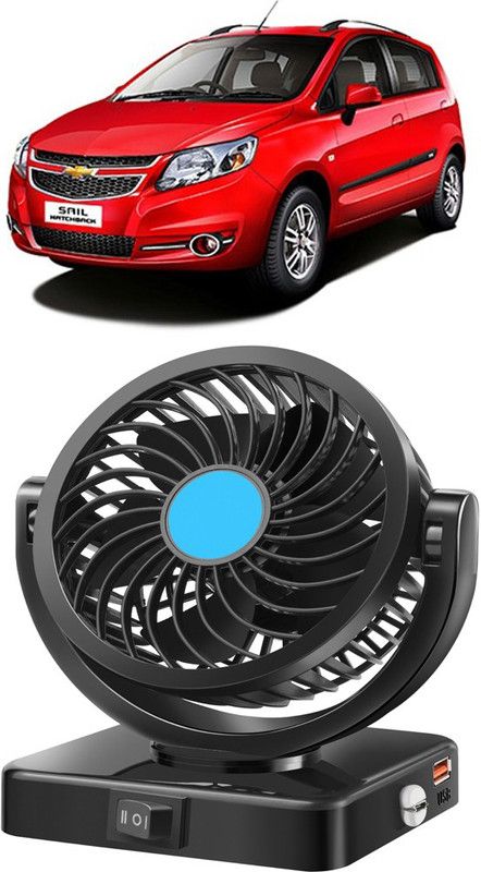 Enfield Works Car Fan With USB Charging 360 Degree Rotatable Fan-B-088 Car Interior Fan  (12 V)