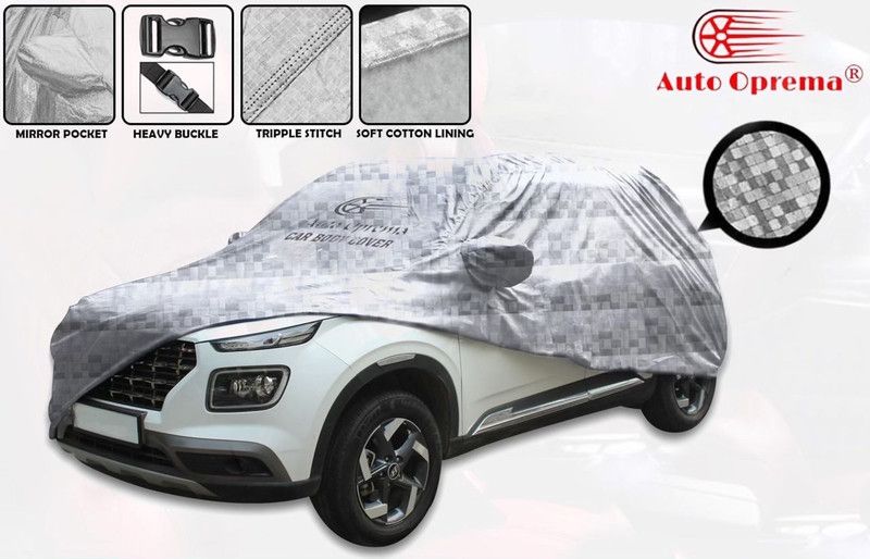 Auto Oprema Car Cover For Mahindra KUV100 (Without Mirror Pockets)  (Silver)