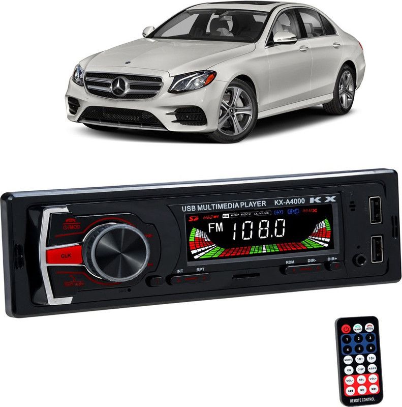 JBRIDERZ KX-A4000 with AUX/Bluetooth/USB/ MP3 B 386 Car Stereo  (Single Din)
