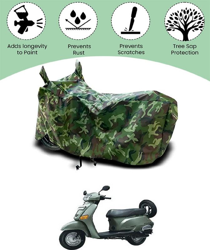 RONISH Two Wheeler Cover for Honda  (Eterno, Multicolor)