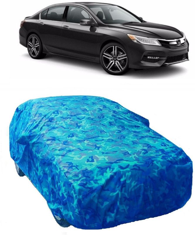 Gargi Traders Car Cover For Honda Accord (With Mirror Pockets)  (Blue)