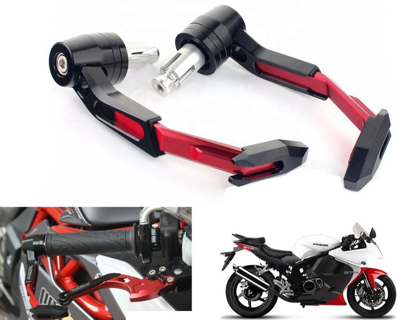 Generox Lever Protector Guard GX-LeverGuard-RED-131 Bike Crash Guard  (Hyosung)