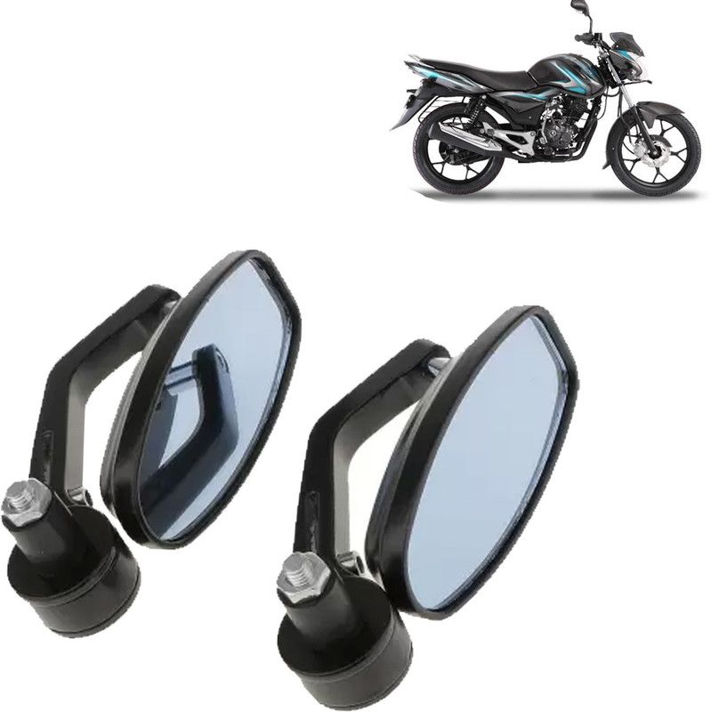 DvineAutoFashionZ Manual Rear View Mirror For Bajaj Discover 100 DTS-i  (Right, Left)