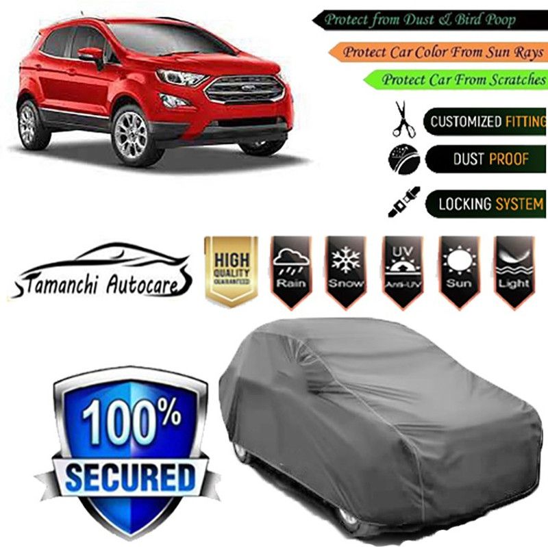 Tamanchi Autocare Car Cover For Ford Ecosport  (Grey)