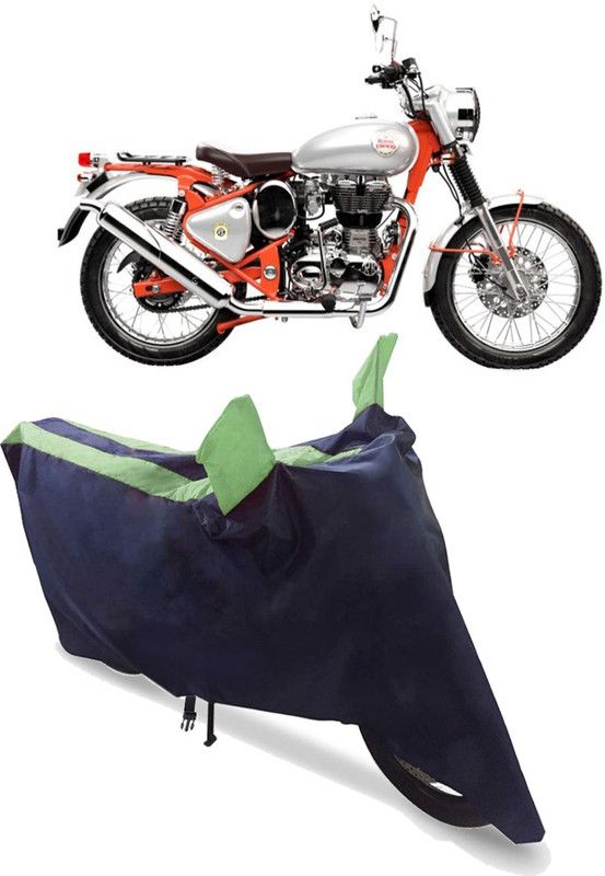 EXOME Two Wheeler Cover for Royal Enfield  (Bullet Trials 350, Green)