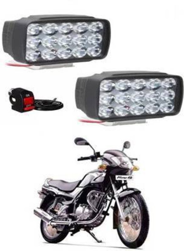 QZ DEVICE PZ15LED2PCSWITCHSWITCH0304 Headlight, Fog Lamp Motorbike, Car LED for Hero (12 V, 40 W)  (Splendor, Splendor iSmart, Splendor Plus, Universal For Bike, Universal For Car, Pack of 3)