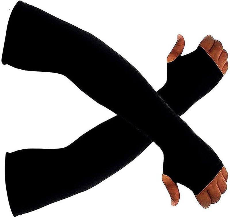RBSOCK Polyresin Arm Sleeve For Boys & Girls  (Free, Black)