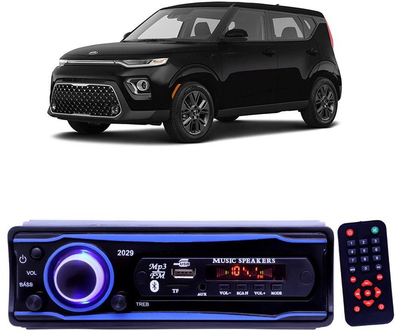 YUNEIK Blue Stereo-999 BLUETOOTH/USB/SD/AUX/FM/MP3 (BLUE & Black)Y-239 Car Stereo  (Single Din)