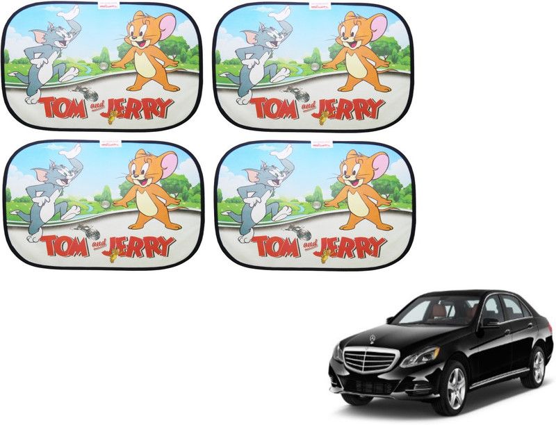 AUTYLE Side Window, Rear Window Sun Shade For Mercedes Benz E-Class  (Multicolor)