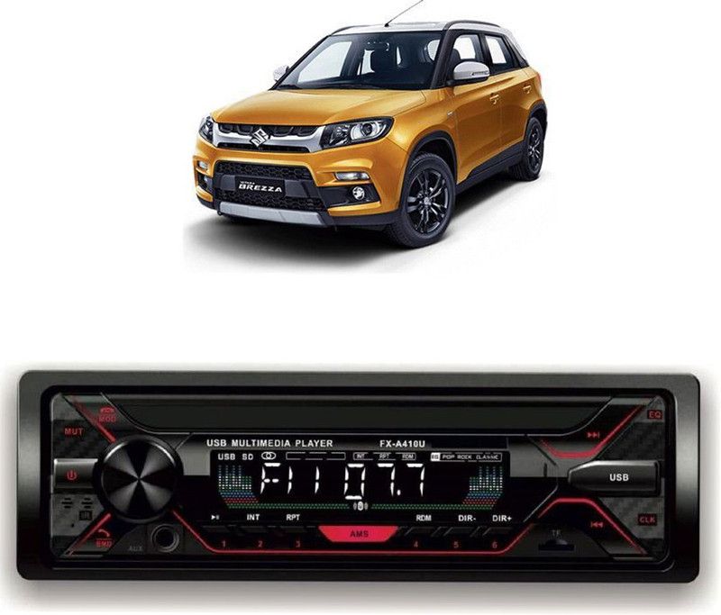 Purpleheart Car Stereo FX- A100U Car Stereo with Bluetooth, USB, SD Card , Aux P-332 Car Stereo  (Single Din)