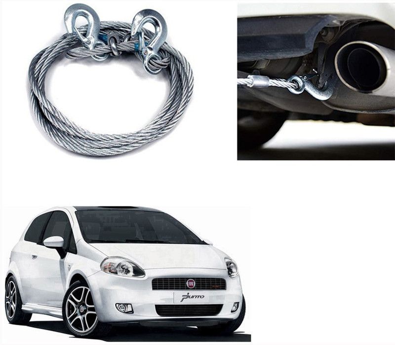 Feelitson FCSTR85 4 m Towing Cable  (Stainless Steel, 2000 kg Pull Capacity)