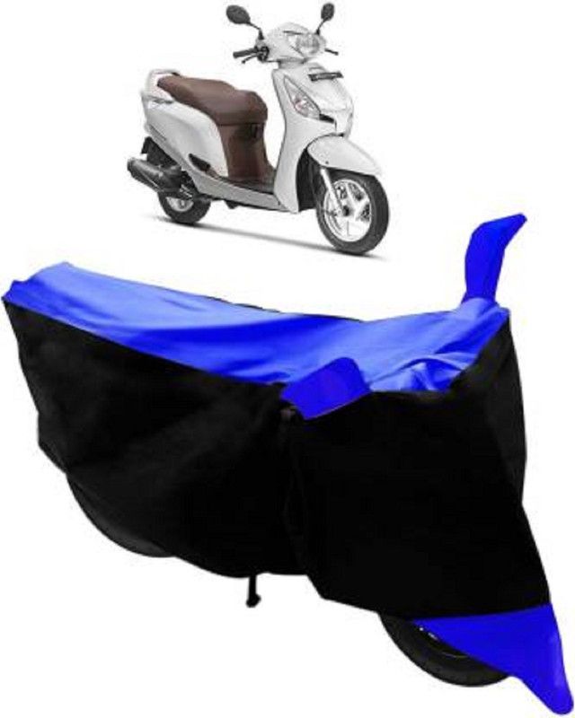High Quality Waterproof Two Wheeler Cover for Honda  (Aviator, Blue, Black)