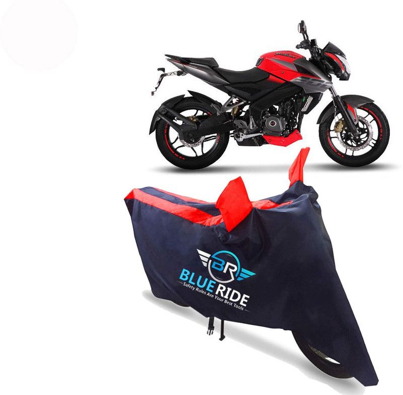 BLUERIDE Two Wheeler Cover for Bajaj  (Pulsar 200 NS DTS-i, Red)