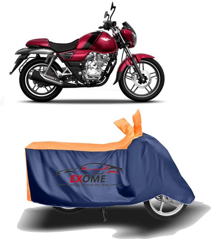 EXOME Two Wheeler Cover for Bajaj  (V15, Orange)