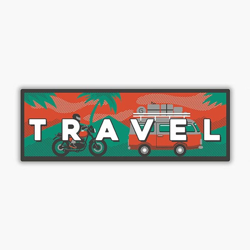 INDIAN RACER Sticker & Decal for Car & Bike  (Multicolor)