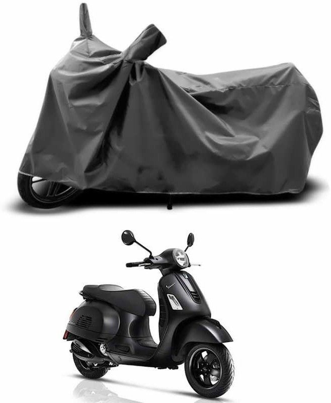 SEBOMGO Waterproof Two Wheeler Cover for Vespa  (Vespa, Grey)