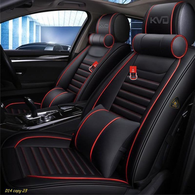 KVD Autozone Leatherette Car Seat Cover For Ford Figo  (NA, 5 Seater, 2 Back Seat Head Rests)