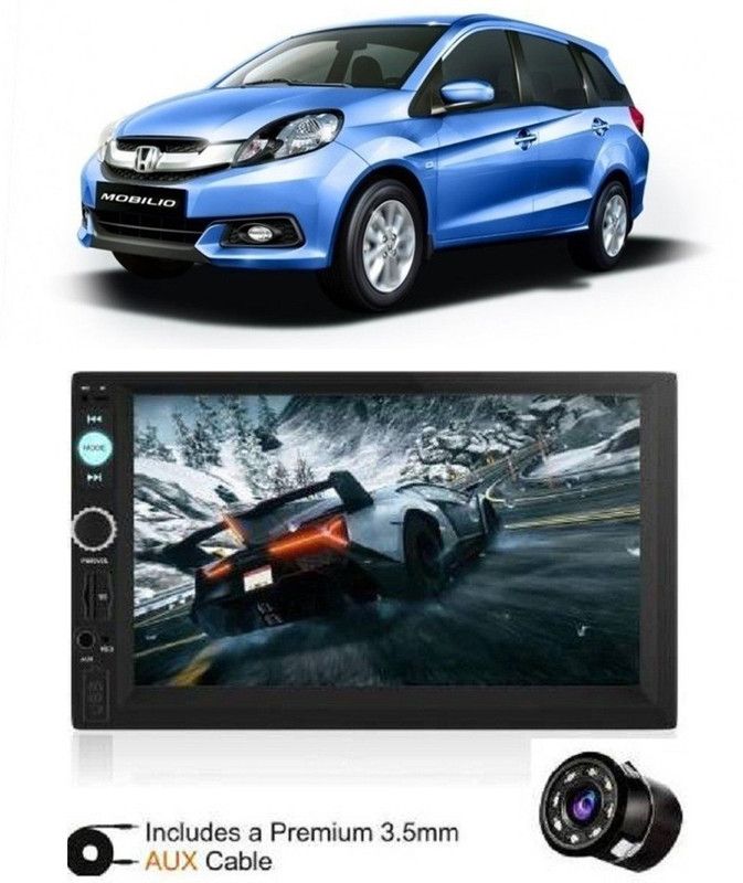 JBRIDERZ 7Inch HD DoubleDin TouchScreen with Rear View Camera Support With Camera G 162 Car Stereo  (Double Din)