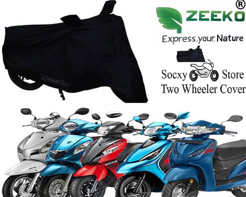 zeeko Two Wheeler Cover for Hero Electric  (Scooty, Black)