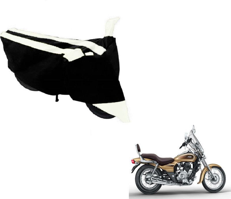 AUTYLE Two Wheeler Cover for Bajaj  (Avenger, Black, White)