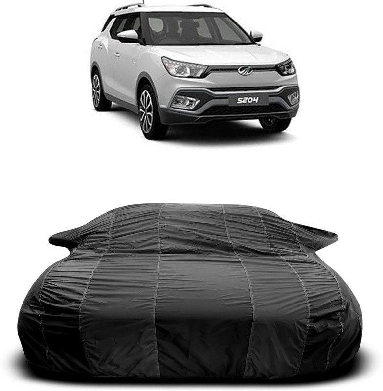 Ascension Car Cover For Mahindra S204 (With Mirror Pockets)  (Grey)