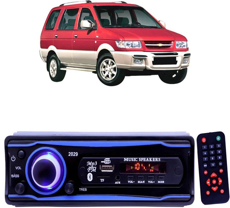 YUNEIK Blue 2029 USB/AUX/SD/BLUETOOTH/FM/MP3 BOOM MASTER STANDARD- Y 93 Car Stereo  (Single Din)