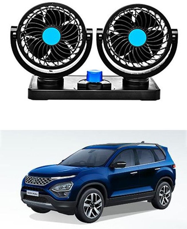 RKPSP 360 Degree Car Fan - 12V,Dual Head Fans,Car dashboard fan For Safari 2021 Car Interior Fan  (12 V)