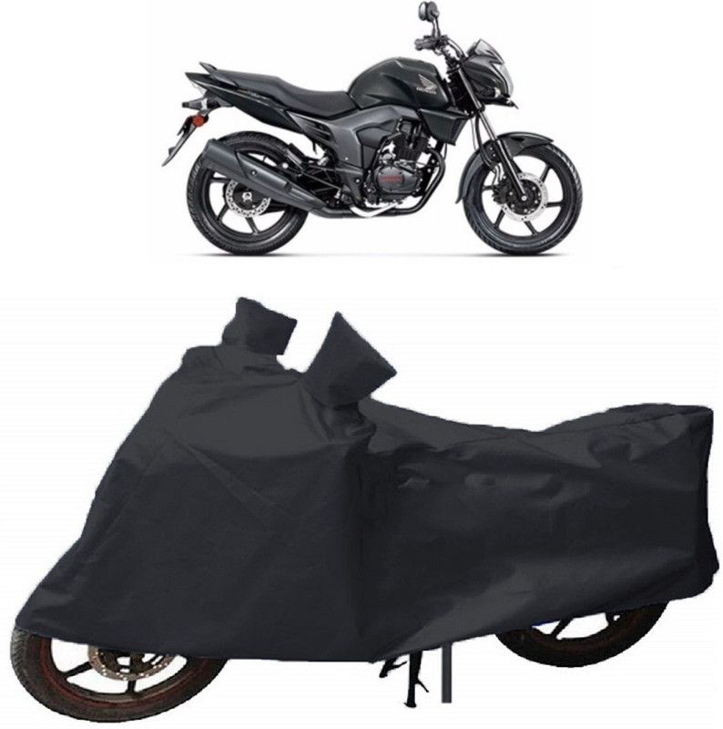 HEMSKAR Two Wheeler Cover for Honda  (Trigger, Black)