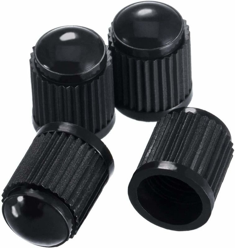 Carzilla Plastic Tyre Valve Cap for Car  (Round)