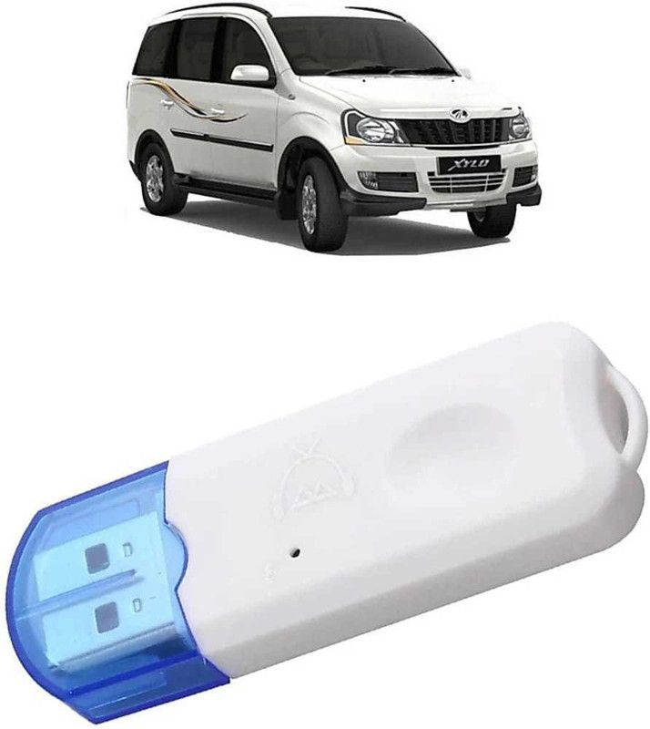 Oxhox v5.0 Car Bluetooth Device with MP3 Player, FM Transmitter, USB Cable, Adapter Dongle, Transmitter, Audio Receiver  (White)