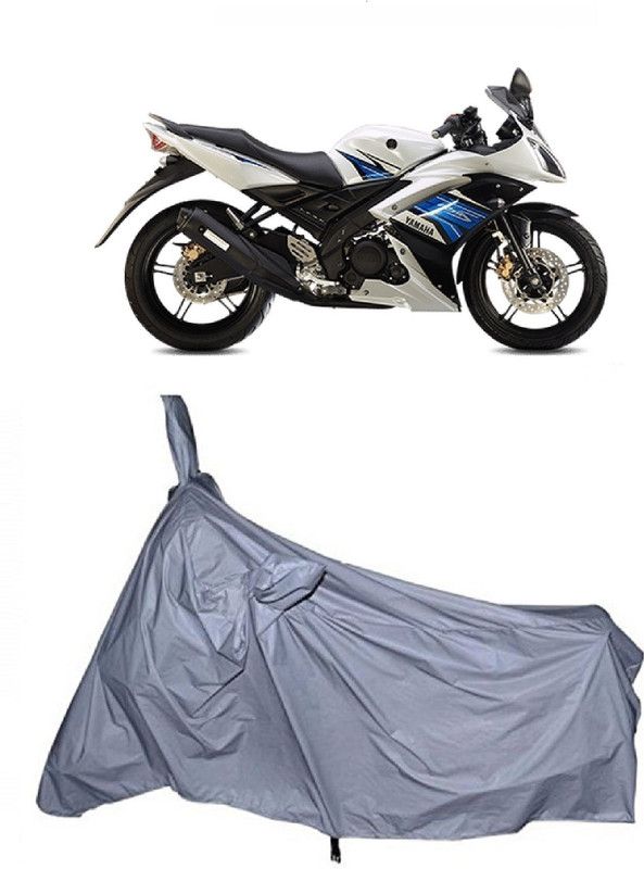 ABORDABLE Waterproof Two Wheeler Cover for Yamaha  (R15 s, Silver)