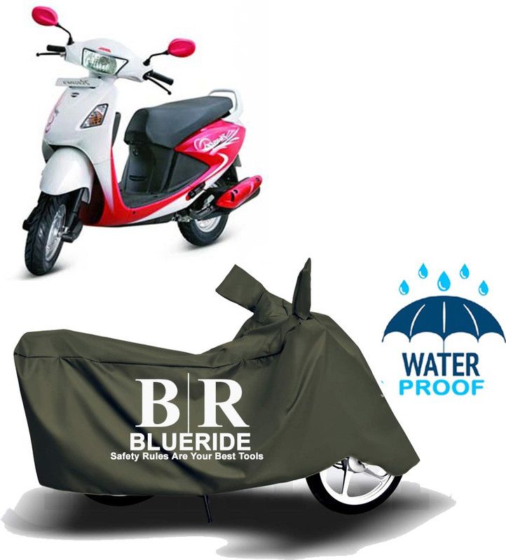 BLUERIDE Two Wheeler Cover for Hero  (Pleasure, Green)