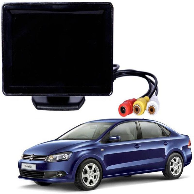 RWT 4.3 Inch Car Dashboard Screen for Volkswagen Vento Black LED  (10.9 cm)