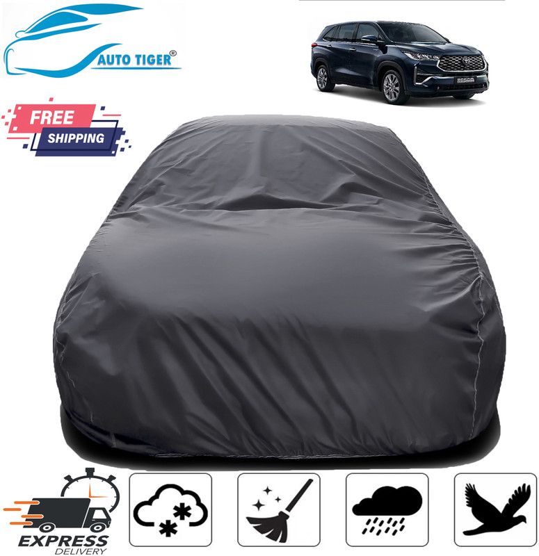 AutoTiger Car Cover For Toyota Innova Crysta Facelift (Without Mirror Pockets)  (Multicolor, For 2019, 2020, 2021, 2022 Models)