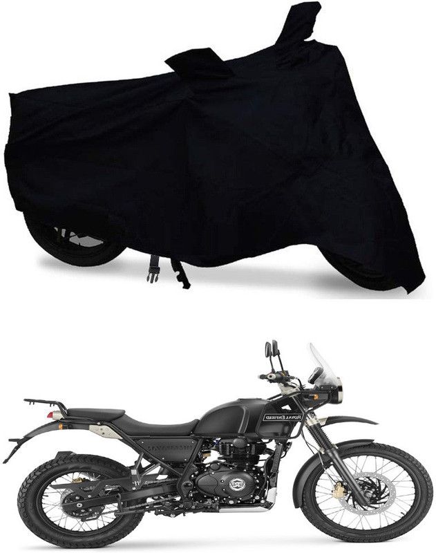 HYBRIDS COLLECTION Waterproof Two Wheeler Cover for Royal Enfield  (Himalayan, Black)