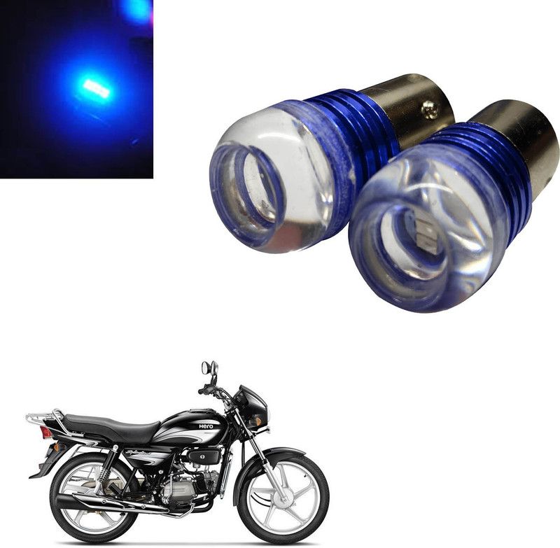 Vagary BACK-LIGHT-BLUE-133 Back Up Lamp, Tail Light, Parking Light, Brake Light Car, Motorbike LED for Hero (12 V, 9 W)  (Splendor Plus, Pack of 2)