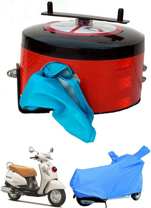 BIKE BLAZER Two Wheeler Cover for Suzuki  (Access, Blue)