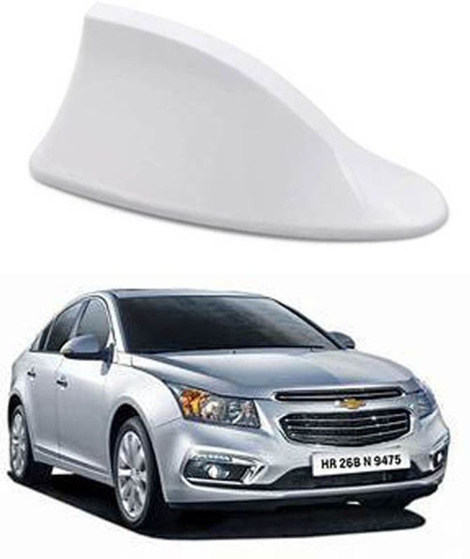 FKOK Car Shark Fin Antenna (White) For Cruze Satellite Vehicle Antenna