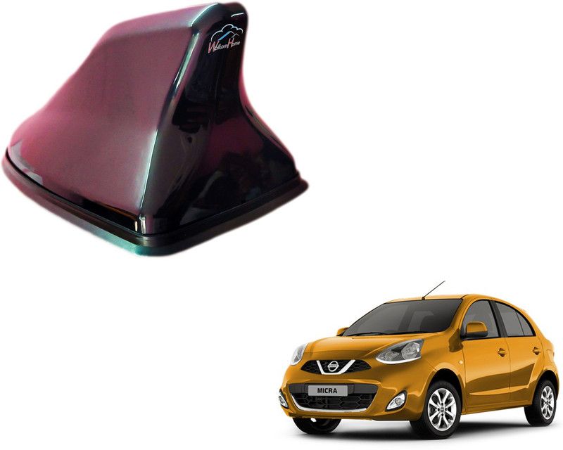 WolkomHome High performance Shark Fin Antenna Black color Car FM Radio Signal Aerials for New Micra Sfin_Black_ Satellite Vehicle Antenna