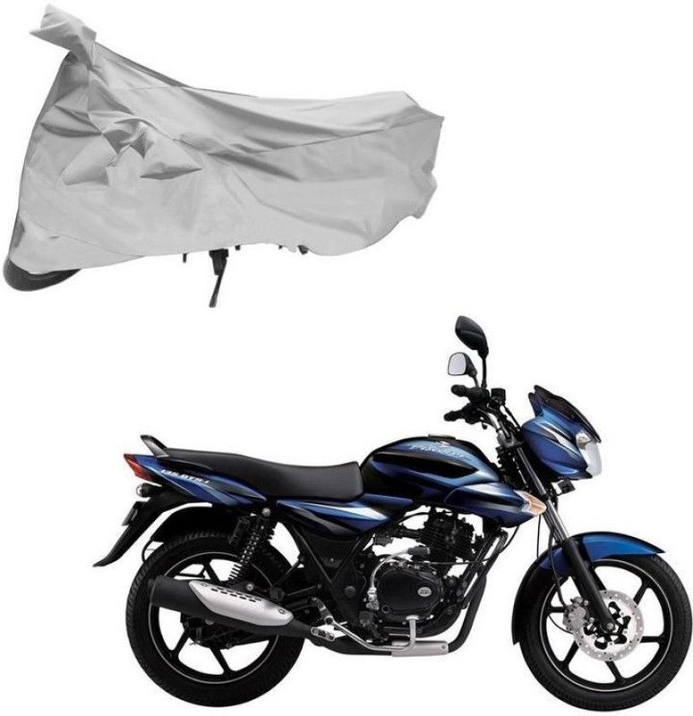 Gargi Traders Waterproof Two Wheeler Cover for Bajaj  (Discover 125 DTS-i, Silver)