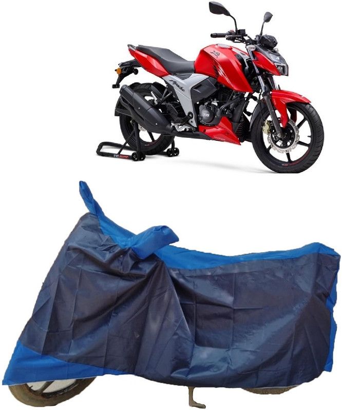 ANTOFY Two Wheeler Cover for TVS  (Apache RTR 160 4V, Multicolor)